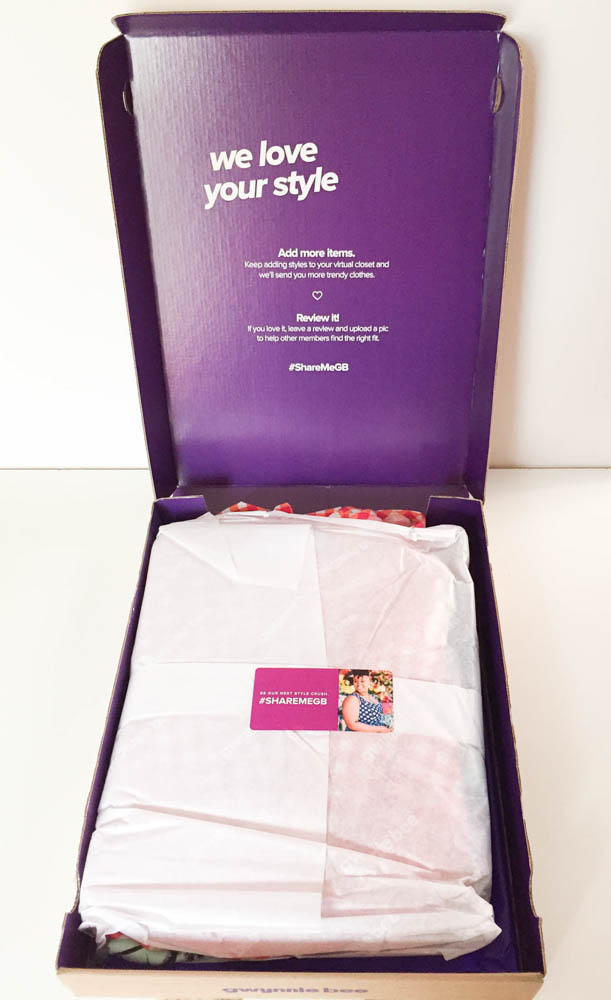 Gwynnie Bee June 2019 - Box Inside