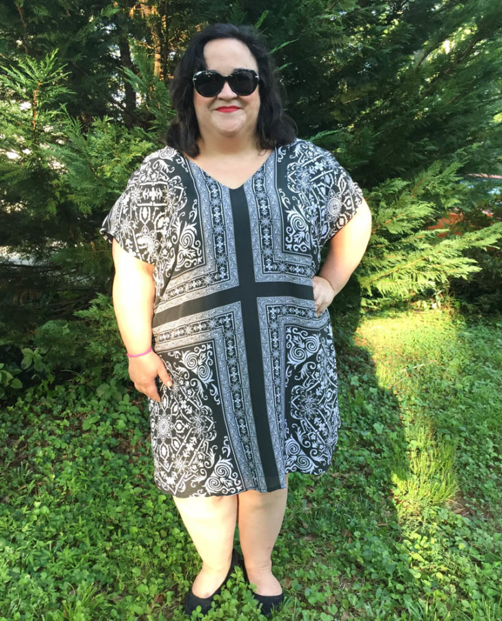 Gwynnie Bee June 2019 - Trinity Print Shift Dress 1