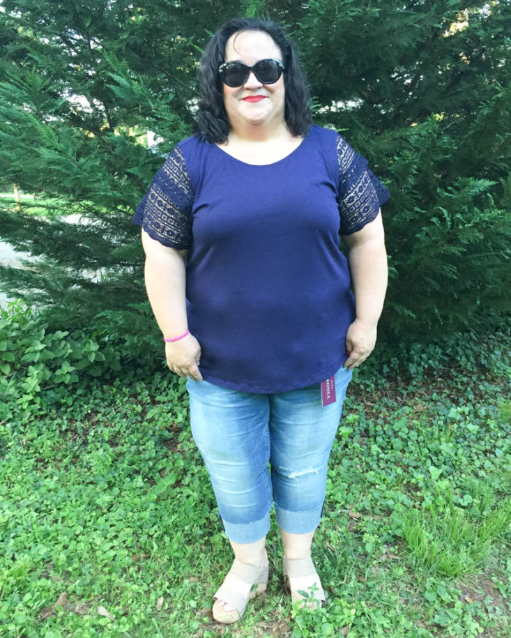 Just Fab June 2019 - Cochet Sleeve Top 1