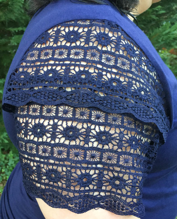 Just Fab June 2019 - Cochet Sleeve Top 2