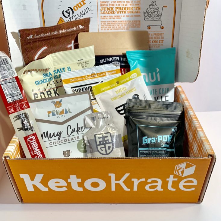Keto Krate June 2019 - All Items Unboxed