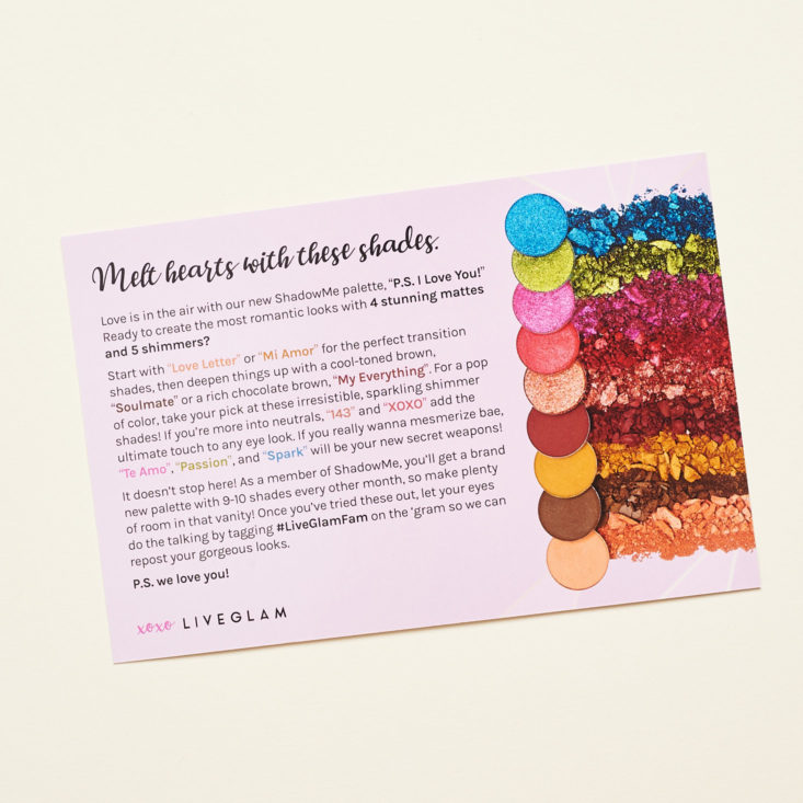 back of info card with eyeshadow details