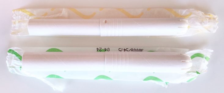 Rose War Panty Power June 2019 - Organyc Cotton Tampons Sizes