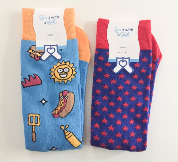 Say It With A Sock Men’s Two Pair June 2019 - All Content Review Top