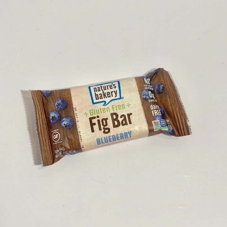 SnackSack Gluten Free May 2019 - Fig Bar Front top