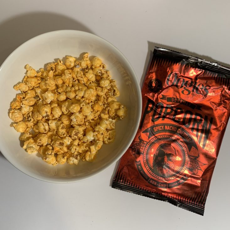 SnackSack Gluten Free May 2019 - Popcorn Plated Top