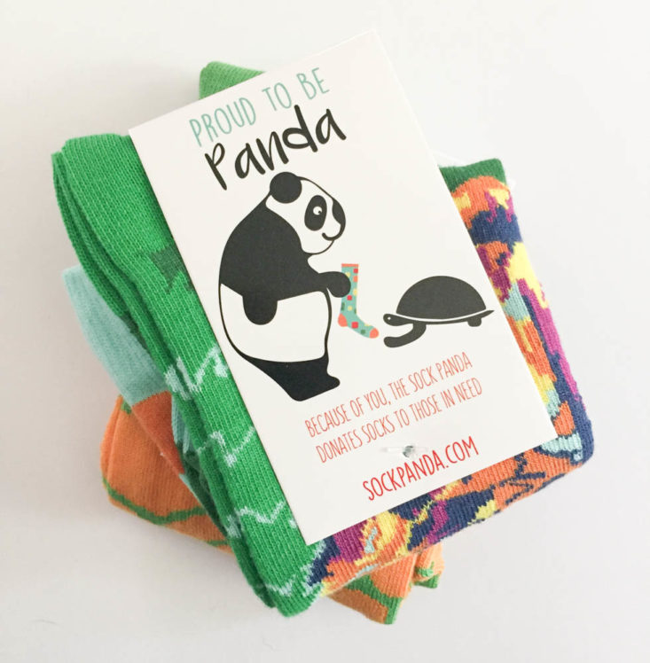 Sock Panda Men May 2019 - Box Inside