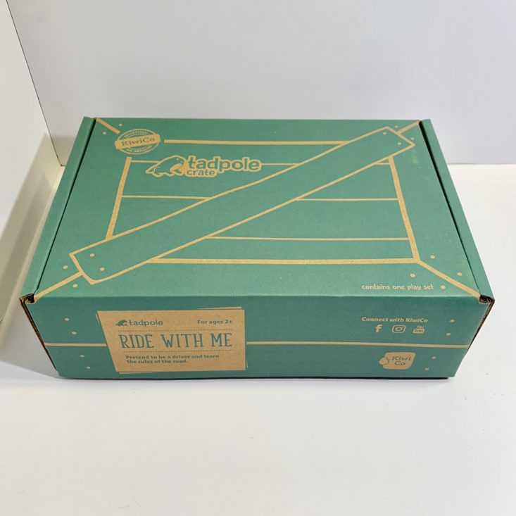 Tadpole Crate “Ride With Me” May 2019 Review - Box Closed Top