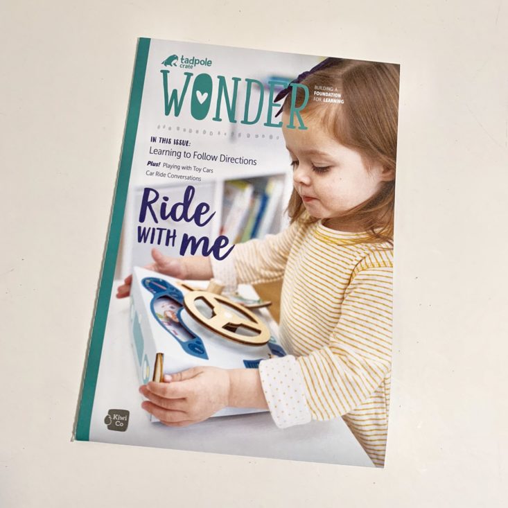 Tadpole Crate “Ride With Me” May 2019 Review - Wonder Magazine Front Top