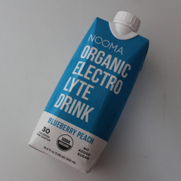 Vegan Cuts Snack Box July 2019 - Nooma Organic Electrolyte Drink Top