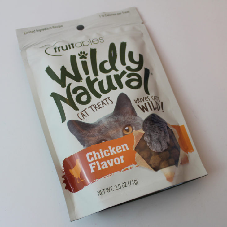 Vet Pet Box Cat July 2019 - Fruitables Wildly Natural Chicken Flavor Top