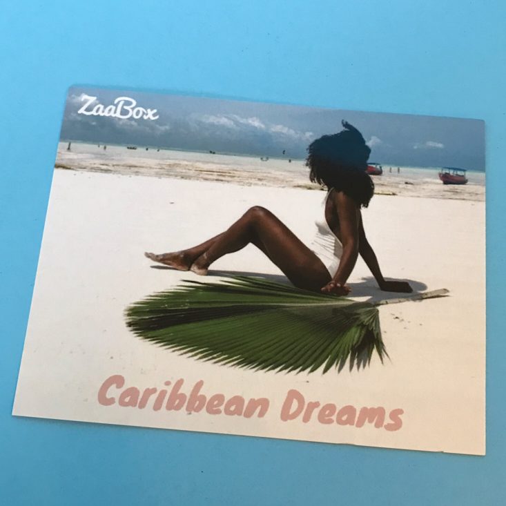 ZaaBox Women of Color Subscription Review June 2019 - Info Card