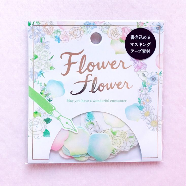 ZenPop Stationery May 2019 - Floral Washi Stickers Packed Top