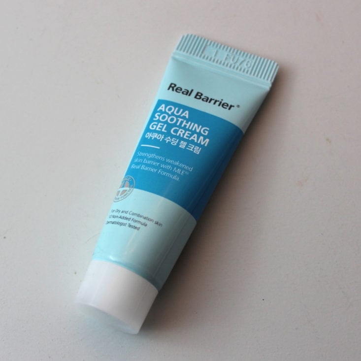 Bomibag Subscription Box July 2019 - Real Barrier Aqua Soothing Gel Cream Top
