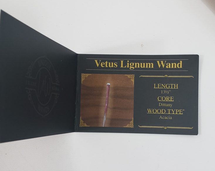 GeekGear World of Wizardry June 2019 - Vetus Lignum Wand 3