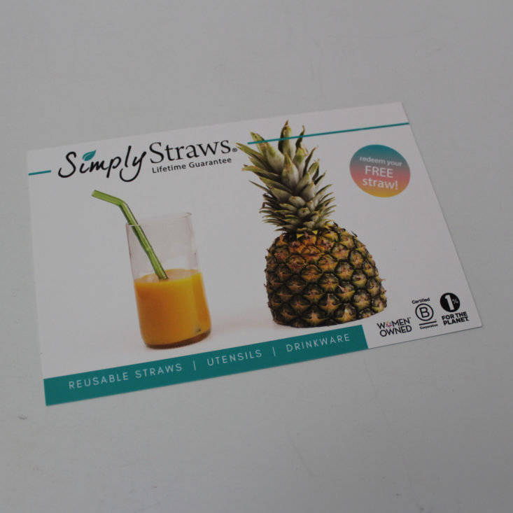 Love with Food August 2019 - Straw Ad 1