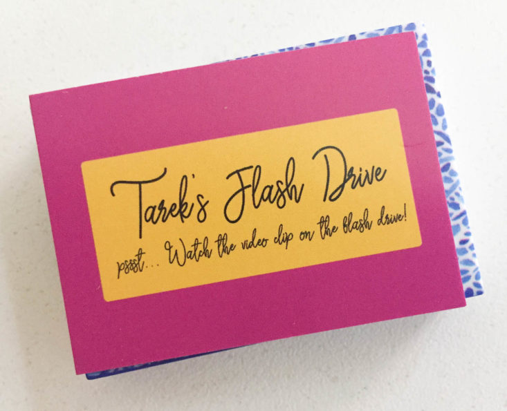 Once Upon a Book Club June 2019 - Tarek's Flash Drive With Card Top