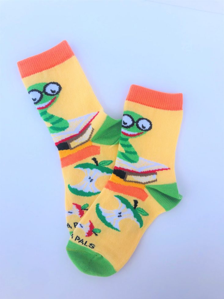 Panda Pals Kid’s Socks Subscription Box August 2019 - Yellow Socks Top