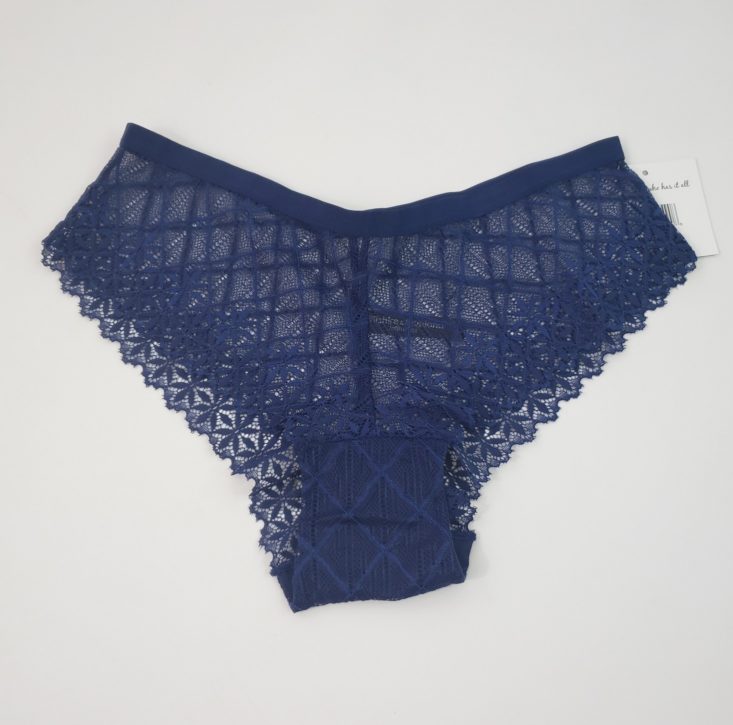 Splendies July 2019 - Dark Blue Lacey Pantie Frontside Top