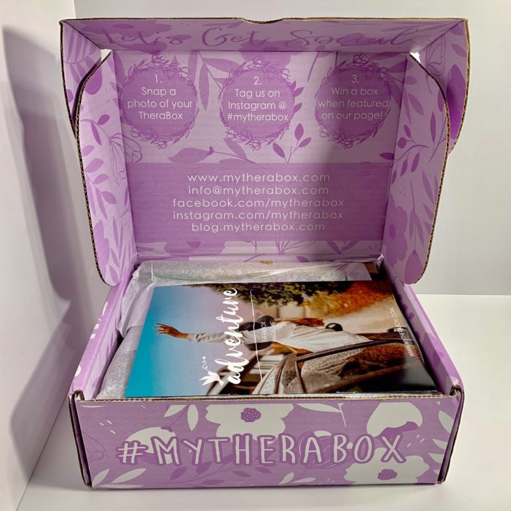 TheraBox June 2019 - Opened Box Top