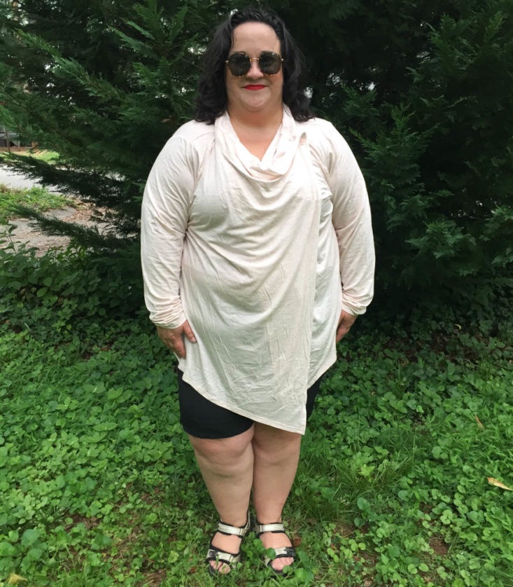 Wantable Fitness Edit Subscription Review July 2019 - Odyssey Wrap by Shape Active Front