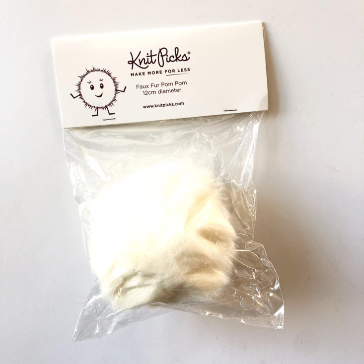 KnitPicks August 2019 pom pom packaging