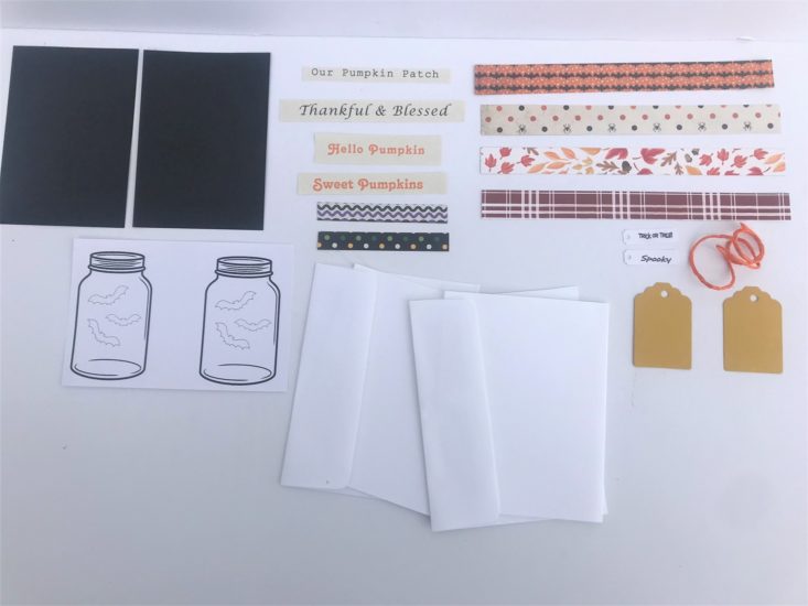 Confetti Grace Original DIY Box September 2019 - Card Supplies Top