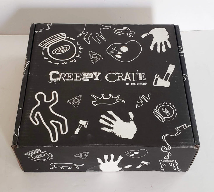 Creepy Crate Spooky Summer Time Goodies 2019 - Closed Box Top