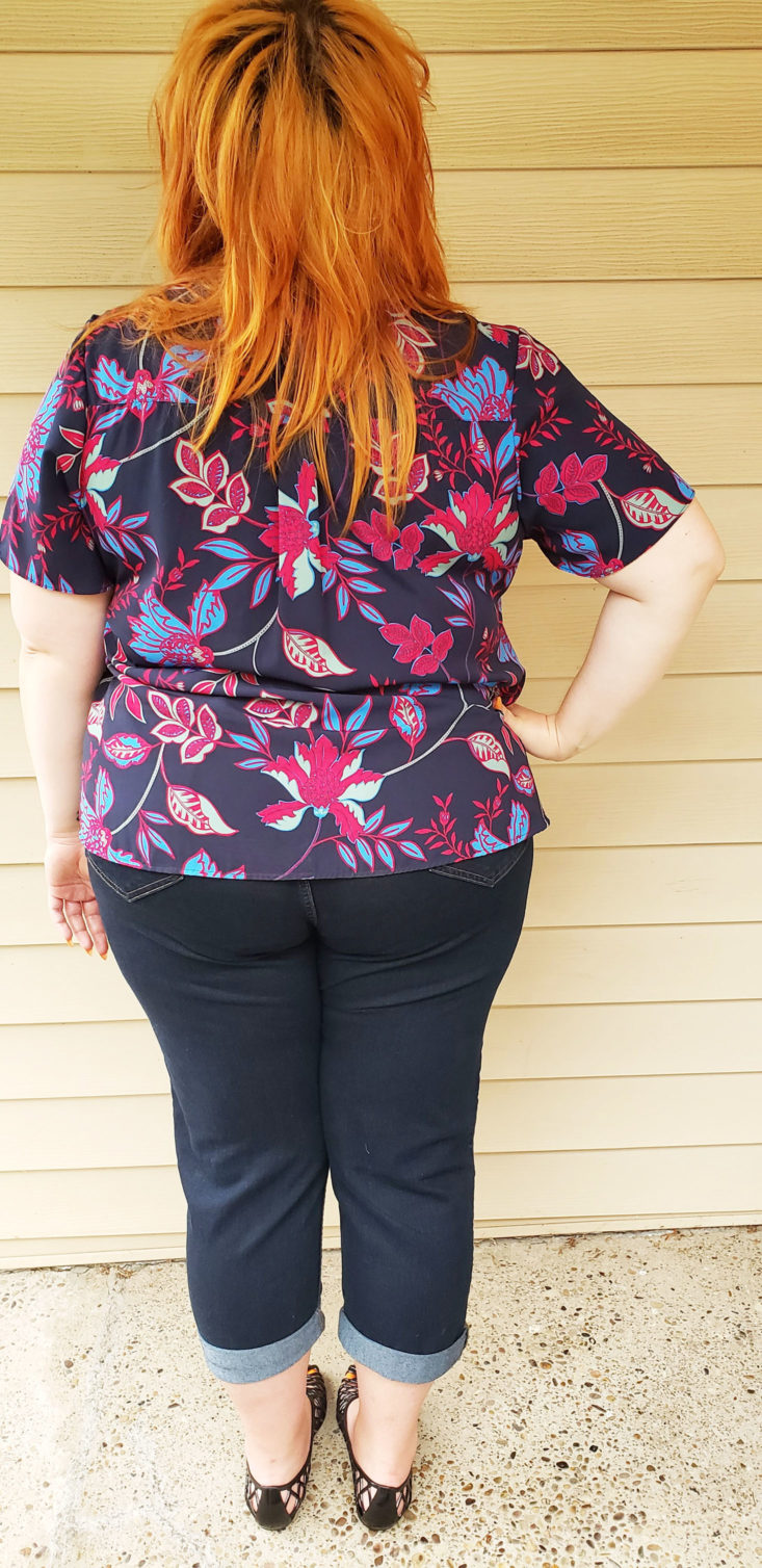 Dia and Co August 2019 Box - Greta Short Flutter Sleeve Top by Molly&Isadora 4