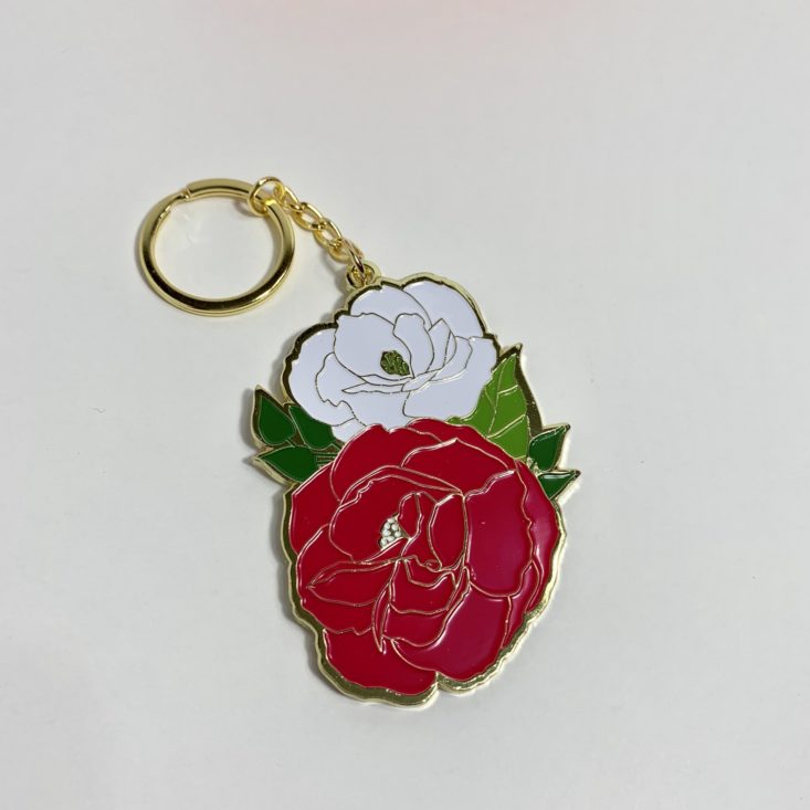 Loved + Blessed Subscription Box August 2019 - Peony Keychain Top