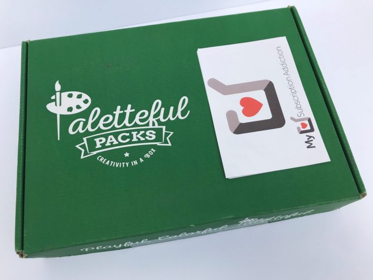 Paletteful Packs September 2019 - Closed Box Top
