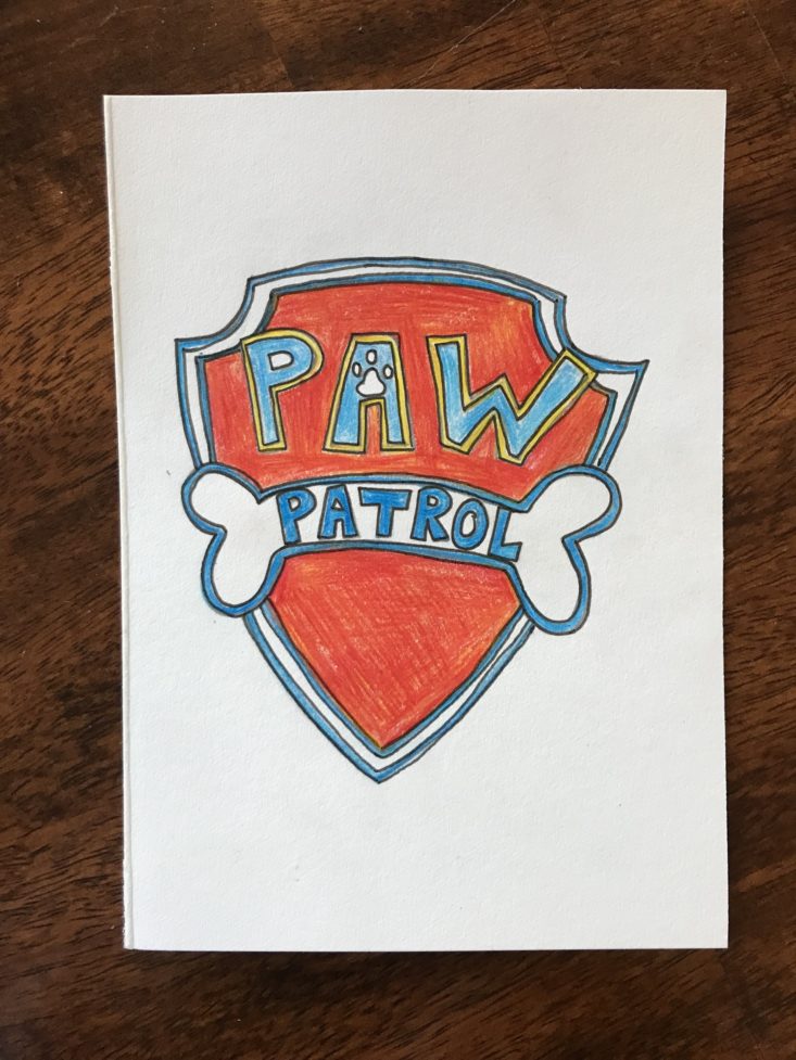 Paletteful Packs September 2019 - Paw Patrol Card Top