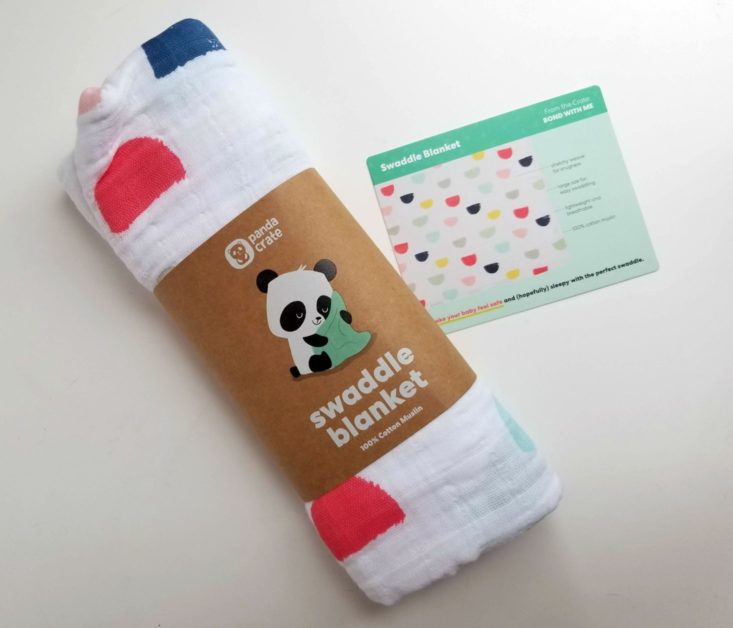 Panda Crate Bond With Me Box swaddle blanket