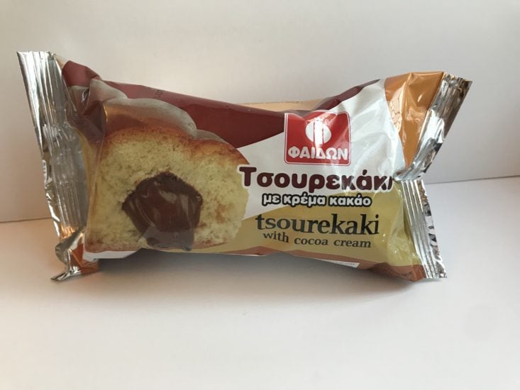 Universal Yums Subscription Box September 2019 - Tsourekaki with Cocoa Cream Unopened Top