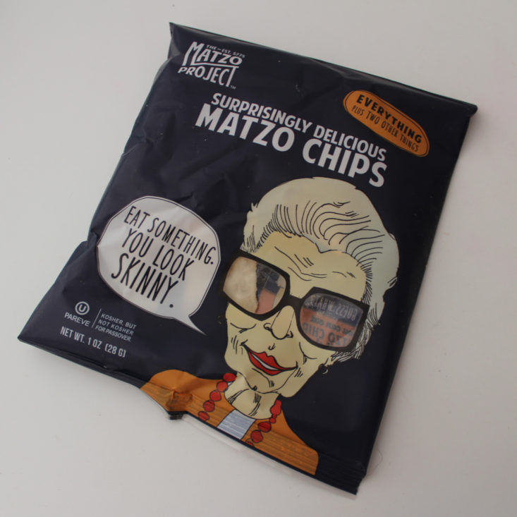 Vegan Cuts Snack August 2019 - Matzo Packed Top