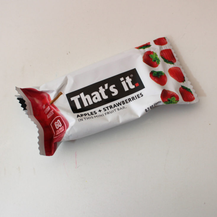 Fit Snack Box September 2019 Strawberry 1