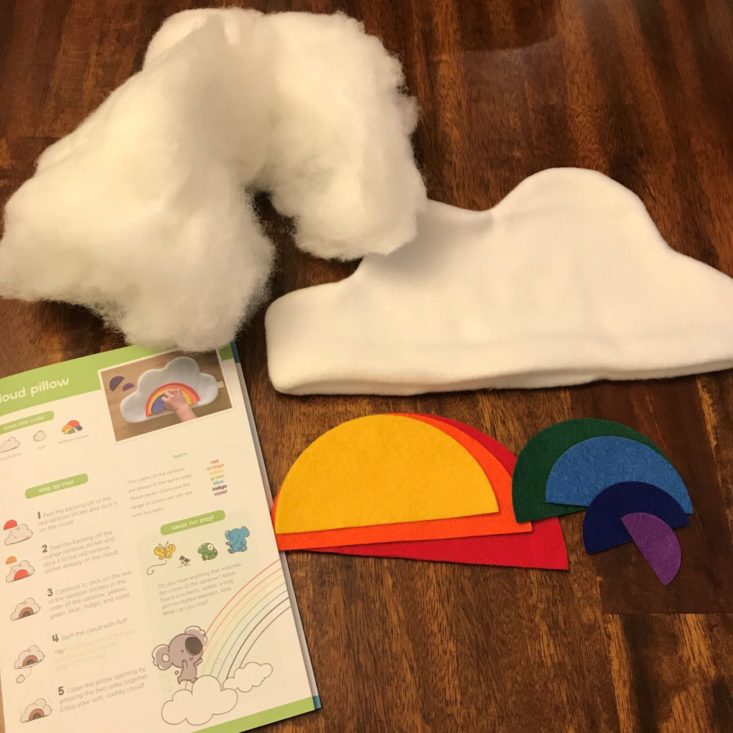 KOala Crate Rainbows pillow items