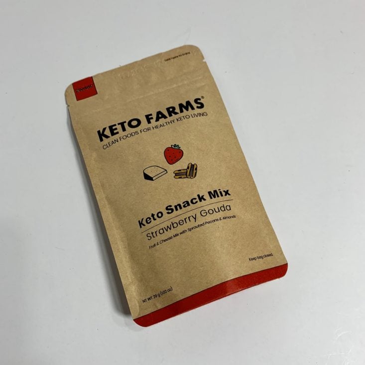 Keto Krate Review October 2019 - Snack Mix Front Top