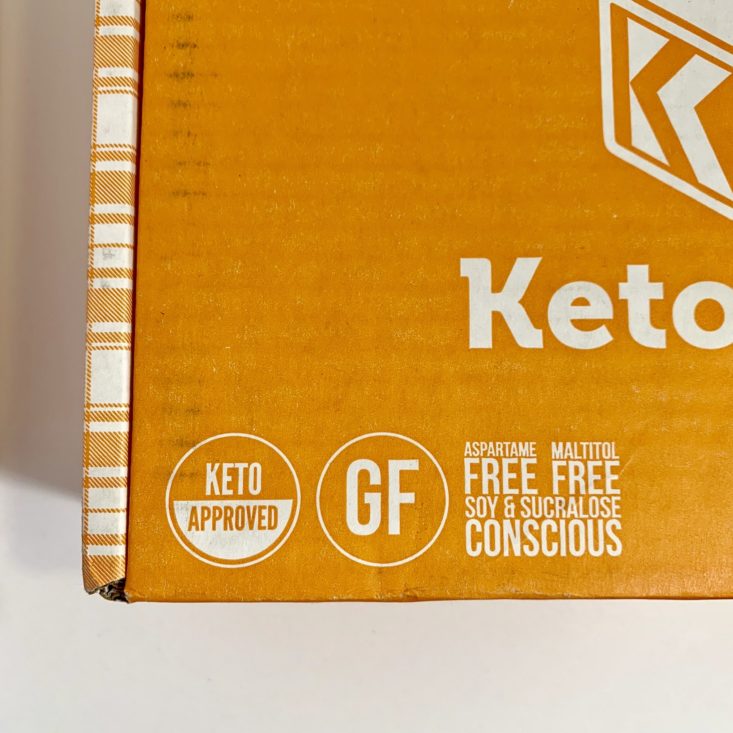 Keto Krate September 2019 - Notable Packaging Top