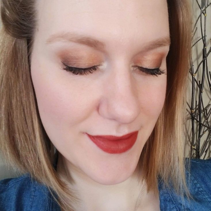 Tarte Makeup Mystery Set October 2019 makeup modeled