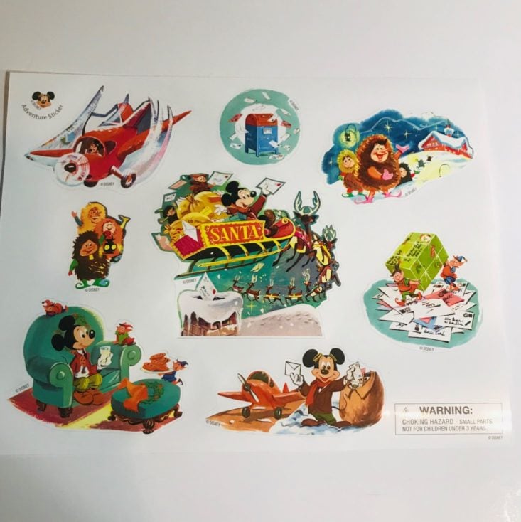Disney Bedtime Box November 2019 stickers